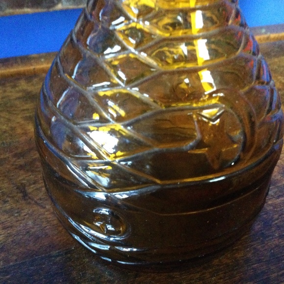 Vintage 1930s Amber/Brown Bottle Owens-Illinois Glass Company Bagdad Moon/Stars - Picture 2 of 8